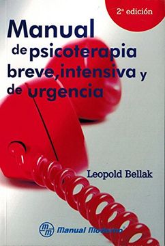 portada Manual de Psicoterapia Breve, Intensiva y de Urgencia.