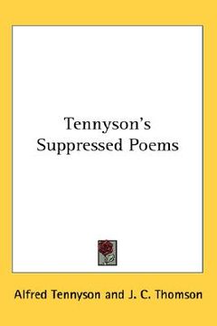 portada tennyson's suppressed poems (en Inglés)