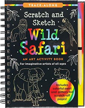 portada Scratch & Sketch Wild Safari (Trace Along) (in English)