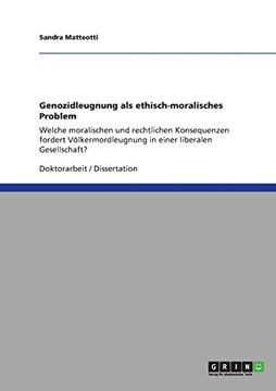 portada Genozidleugnung als ethisch-moralisches Problem (German Edition)