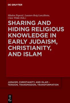portada Sharing and Hiding Religious Knowledge in Early Judaism, Christianity, and Islam (en Inglés)