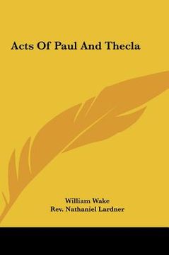 portada acts of paul and thecla (en Inglés)