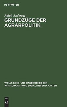 portada Grundzüge der Agrarpolitik (in German)