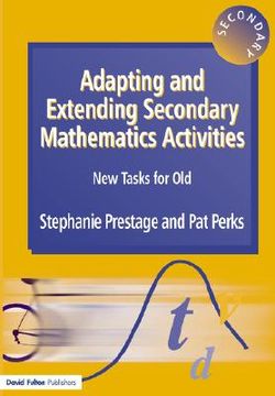 portada adapting and extending secondary mathematics activities (en Inglés)