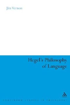 portada hegel's philosophy of language (in English)