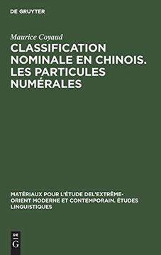 portada Classification Nominale en Chinois. Les Particules Numérales 