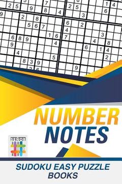 portada Number Notes Sudoku Easy Puzzle Books (en Inglés)