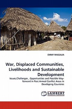 portada war, displaced communities, livelihoods and sustainable development (en Inglés)