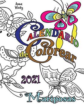 portada Calendario de Colorear 2021 Mariposas