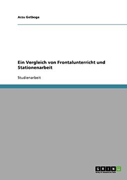 portada Ein Vergleich von Frontalunterricht und Stationenarbeit (German Edition)