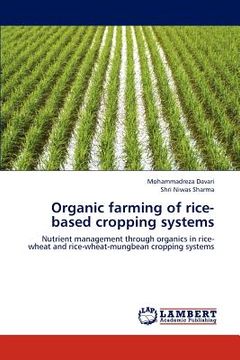 portada organic farming of rice-based cropping systems (en Inglés)