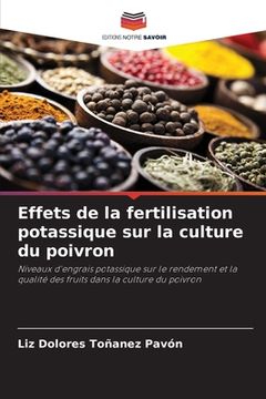 portada Effets de la fertilisation potassique sur la culture du poivron (en Francés)