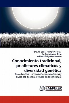 portada conocimiento tradicional, predictores climaticos y diversidad genetica (en Inglés)