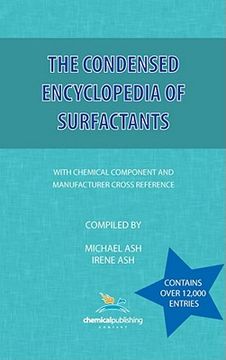 portada the condensed encyclopedia of surfactants (en Inglés)