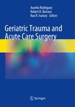 portada Geriatric Trauma and Acute Care Surgery (en Inglés)