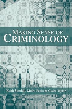 portada making sense of criminology (en Inglés)