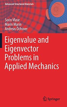 portada Eigenvalue and Eigenvector Problems in Applied Mechanics (Advanced Structured Materials) (in English)