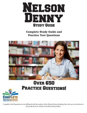 portada Nelson Denny Study Guide: Complete Study Guide and Practice Test Questions (in English)