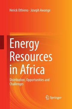 portada Energy Resources in Africa: Distribution, Opportunities and Challenges