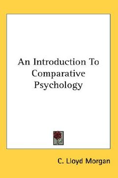 portada an introduction to comparative psychology (in English)