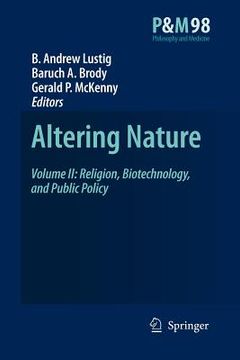 portada altering nature: volume ii: religion, biotechnology, and public policy (en Inglés)