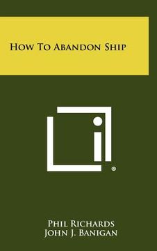 portada how to abandon ship (en Inglés)