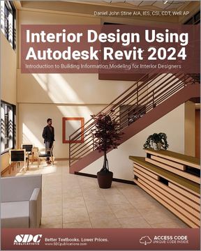 portada Interior Design Using Autodesk Revit 2024: Introduction to Building Information Modeling for Interior Designers (en Inglés)