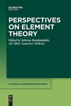 portada Perspectives on Element Theory (Issn, 143) [Soft Cover ] (en Inglés)