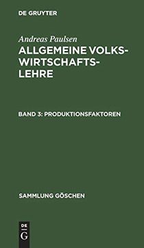 portada Produktionsfaktoren (en Alemán)