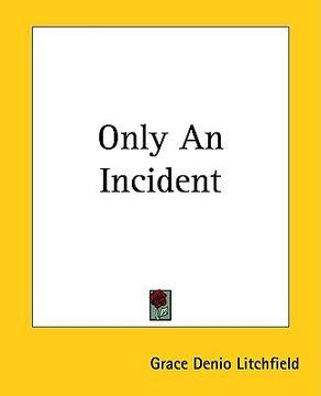 portada only an incident (en Inglés)