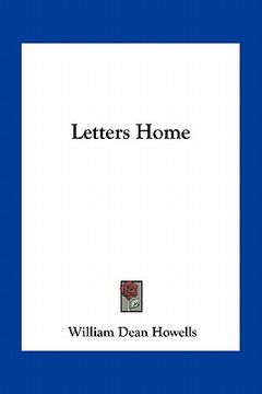 portada letters home (in English)