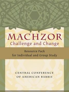 portada machzor: challenge and change resource pack (en Inglés)