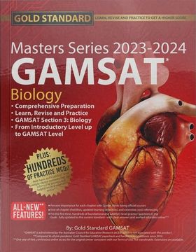 portada 2023-2024 Masters Series Gamsat Biology Preparation by Gold Standard (in English)