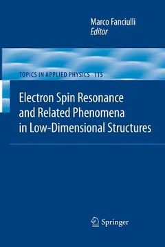 portada electron spin resonance and related phenomena in low-dimensional structures (in English)