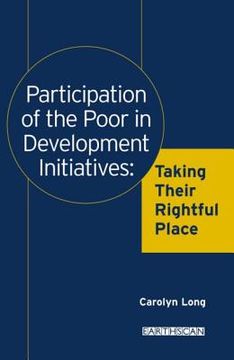 portada Participation of the Poor in Development Initiatives: Taking Their Rightful Place