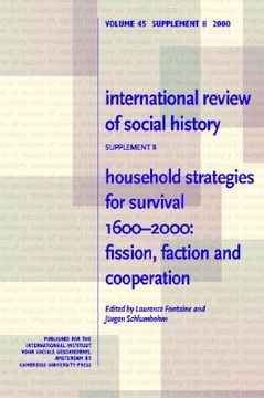 portada household strategies for survival 1600 2000: fission, faction and cooperation (en Inglés)