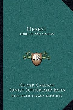 portada hearst: lord of san simeon (in English)