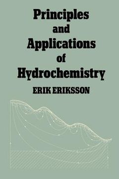 portada Principles and Applications of Hydrochemistry (en Inglés)