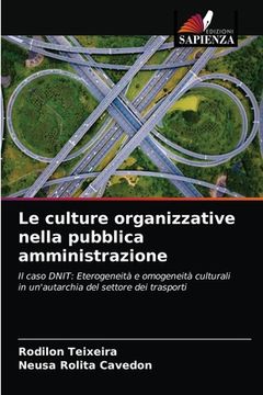 portada Le culture organizzative nella pubblica amministrazione (en Italiano)