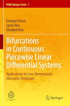 portada Bifurcations in Continuous Piecewise Linear Differential Systems: Applications to Low-Dimensional Electronic Oscillators (en Inglés)
