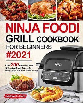 portada Ninja Foodi Grill Cookbook for Beginners #2021 (en Inglés)