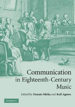 portada Communication in Eighteenth-Century Music (en Inglés)