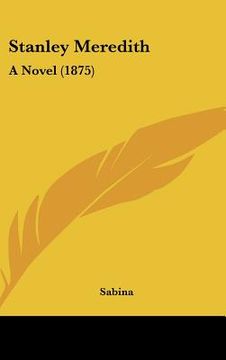 portada stanley meredith: a novel (1875)