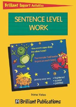 portada sentence level work (brilliant support activities) (en Inglés)