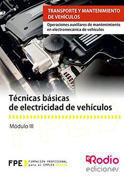 portada Técnicas básicas de electricidad de vehículos (MF0624_1) (CERTIFICADOS DE PROFESIONALIDAD)