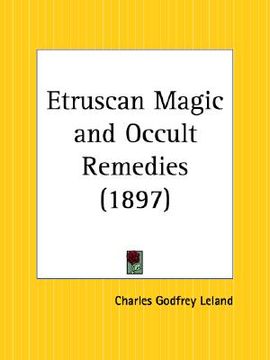 portada etruscan magic and occult remedies (en Inglés)