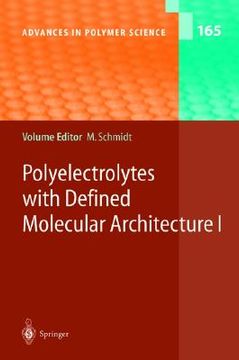 portada polyelectrolytes with defined molecular architecture i (en Inglés)