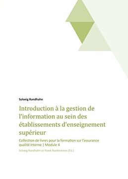 portada Introduction à la gestion de l'information au sein des établissements d'enseignement
