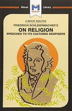 portada An Analysis of Friedrich Schleiermacher's on Religion: Speeches to Its Cultured Despisers (in English)