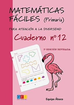 portada Matemáticas Fáciles 12. Primaria